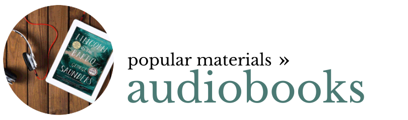 popular materials: audiobooks