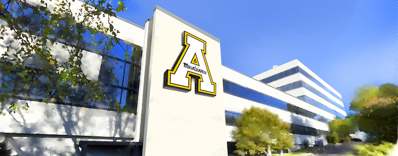 Concept art of App State Hickory campus east entrance