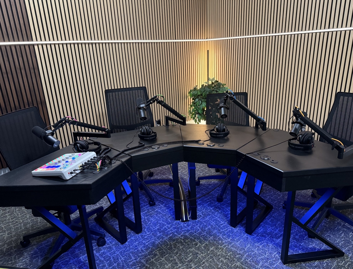 podcast setup