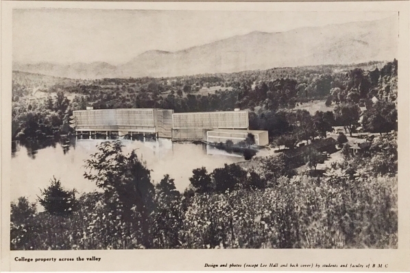 Historical photo of Black Mountain College campus