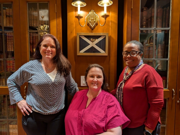 Photograph of Derena Bradley, Kelly Burkett and Lynn Patterson