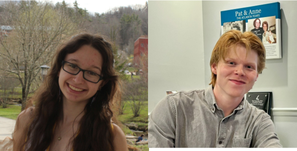 Grace Bucker and London Fowler in a photograph