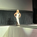 Dean Sue Polanka on the runway