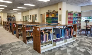 Erneston Music Library stacks