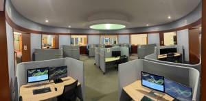 Photograph of the Creative Design Lab on the Lower Level of Belk Library and Information Commons, App State