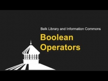 Watch Boolean operators on YouTube