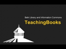 Watch Using TeachingBooks.net on YouTube