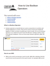 Download Boolean Operators PDF