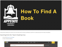 How to Find a Book Screenshot Tutorial