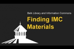 Watch Finding IMC Materials on YouTube