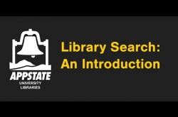 Watch Library Search: An Introduction on YouTube