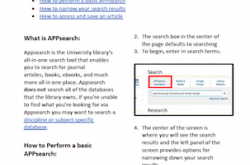 Download How to Use APPsearch PDF
