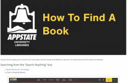 How to Find a Book Screenshot Tutorial