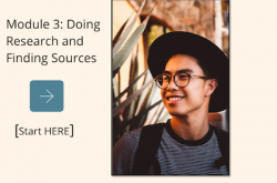 Start Module 3: Doing Research and Finding Sources