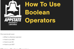 How to Use Boolean Operators step-by-step tutorial