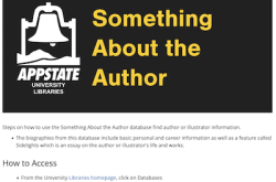 Something About the Author step-by-step tutorial