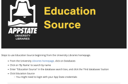 Education Source step-by-step tutorial