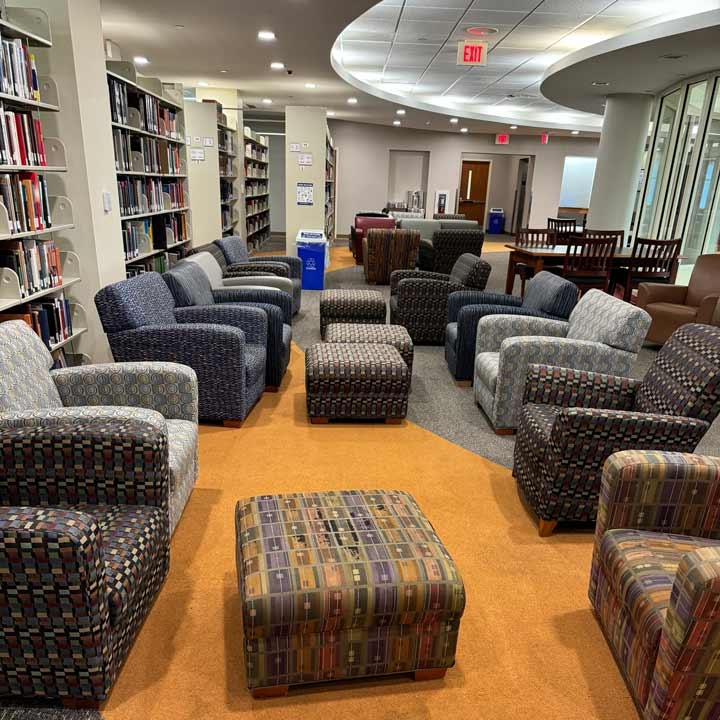 Lounge Seating, 2nd floor and lower level