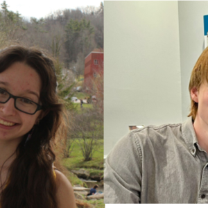 Grace Bucker and London Fowler in a photograph