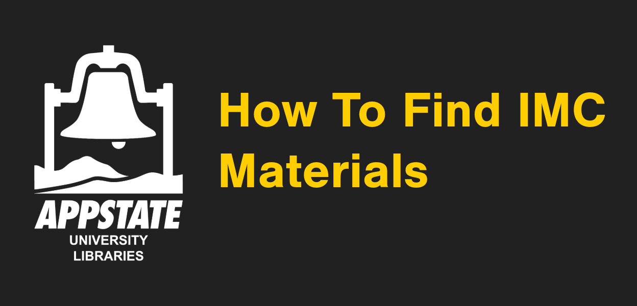 How to Find IMC Materials header image.