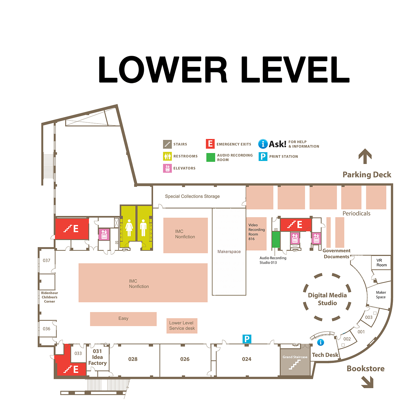 Lower Level floor plan