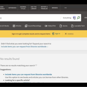 Library Search: An Introduction
