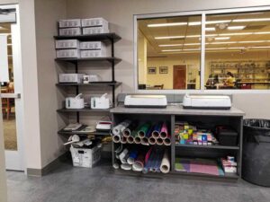 Vinyl cutters and mug presses