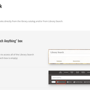 How to Find a Book