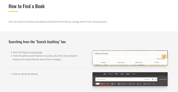 How to Find a Book