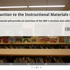Introduction to the IMC