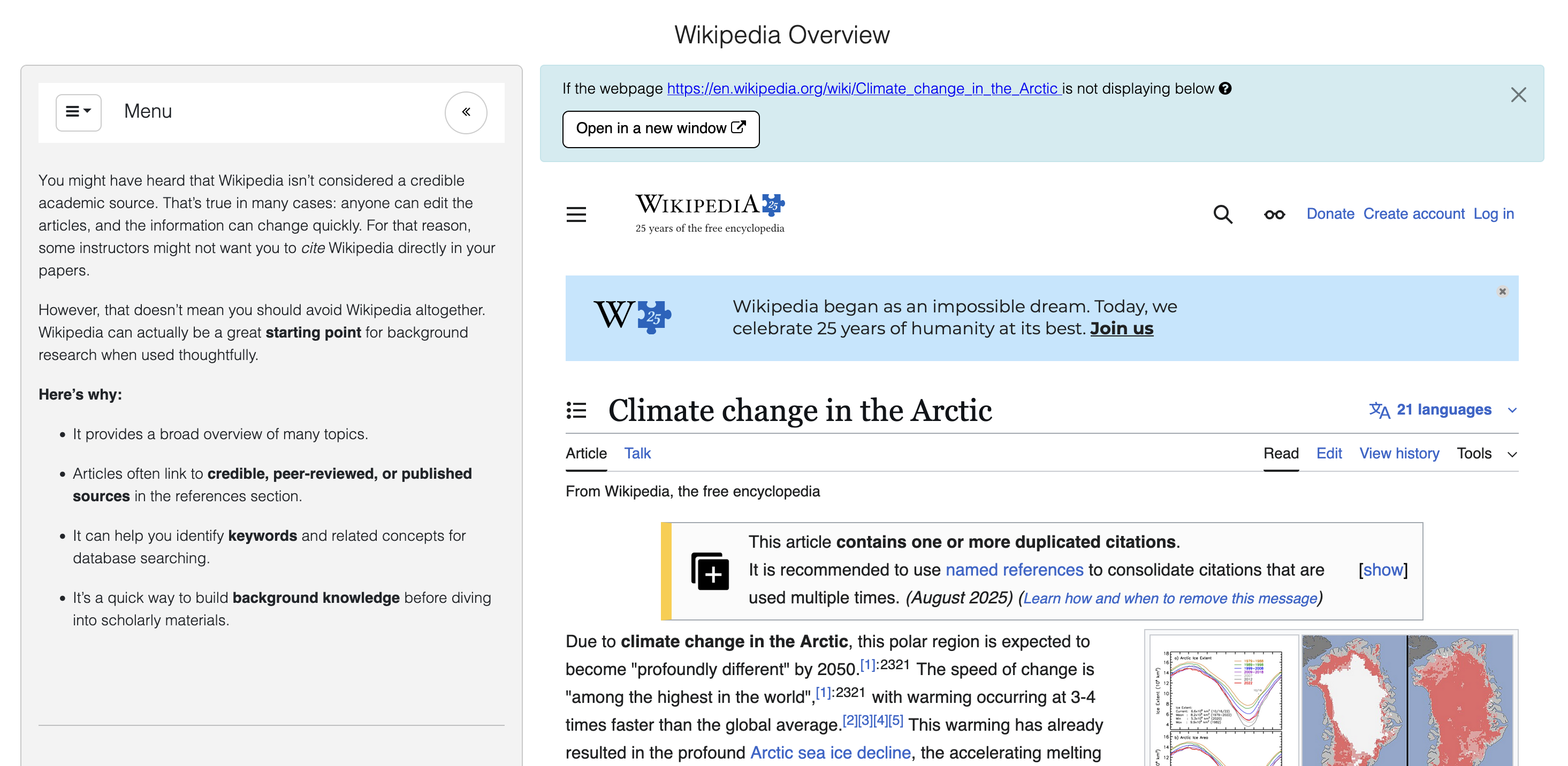 Exploring Wikipedia
