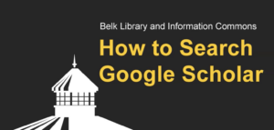 How to Search Google Scholar