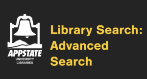 Library Search Advanced Search
