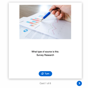 Primary, Secondary and Tertiary Source Flip Card Activity