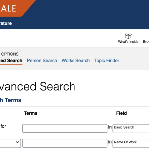 Finding Resources Using Gale Literary Sources