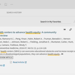 How to Save Search Results