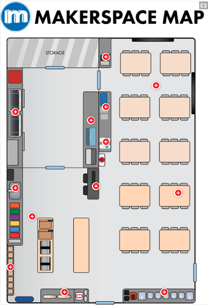 View interactive Makerspace map