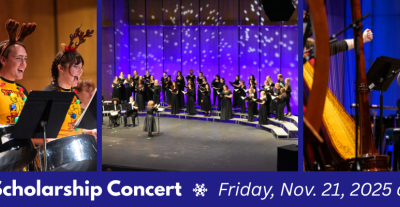 University Libraries sponsor Ticket Checkout for the Annual Hayes School of Music Holiday Scholarship Concert