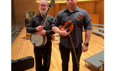 Dr. Gary Boye and Shane Watson perform for the Appalachian Chorale’s 50th Anniversary