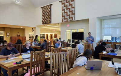 “The Life and Music of Doc Watson” class visits Special Collections